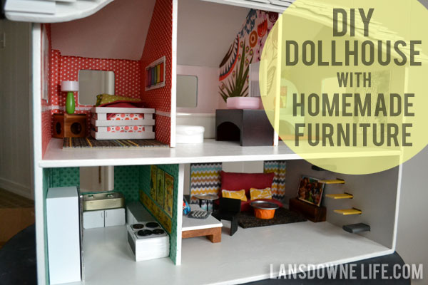 Modern Diy Dollhouse With Homemade Furniture Part 1 Of 6