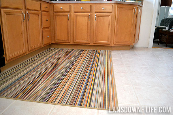 Big rug in the kitchen - Lansdowne Life
